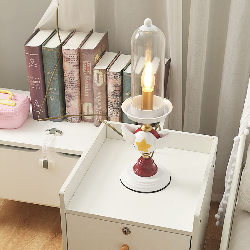 Sailor Moon Wand Metal Reading Book Light Kids 1 Bulb White Table Lamp for Bedside