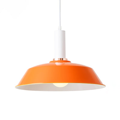 Lichtgroen/donkergroene schuur Opgehangen licht Modernistische stijl Metallic 1 lichte woonkamer Hanglamp