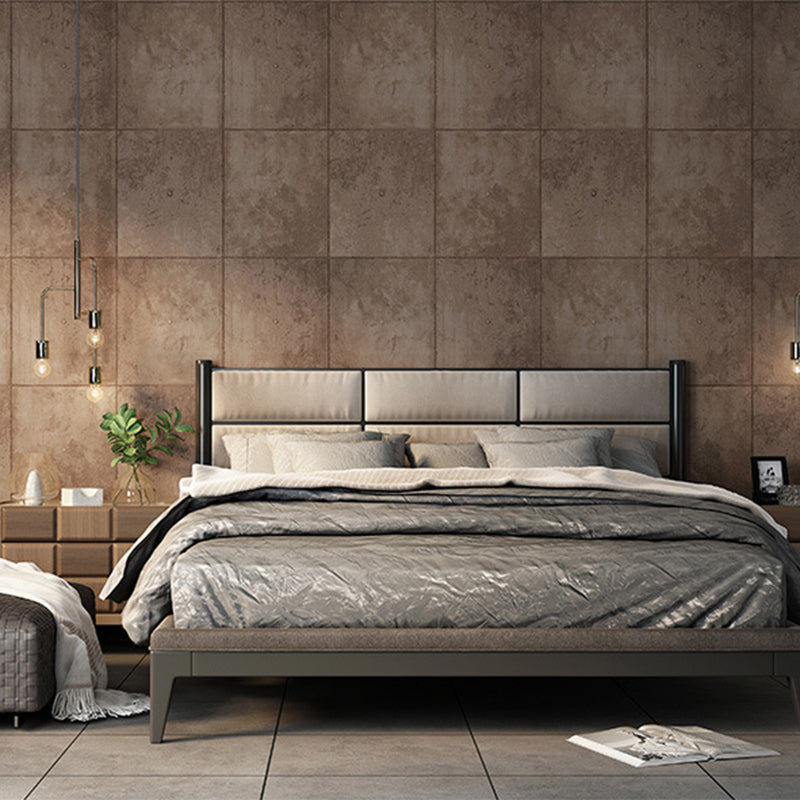 Cement and Rectangle Tiles Wallpaper Non-Pasted , 33'L x 20.5"W