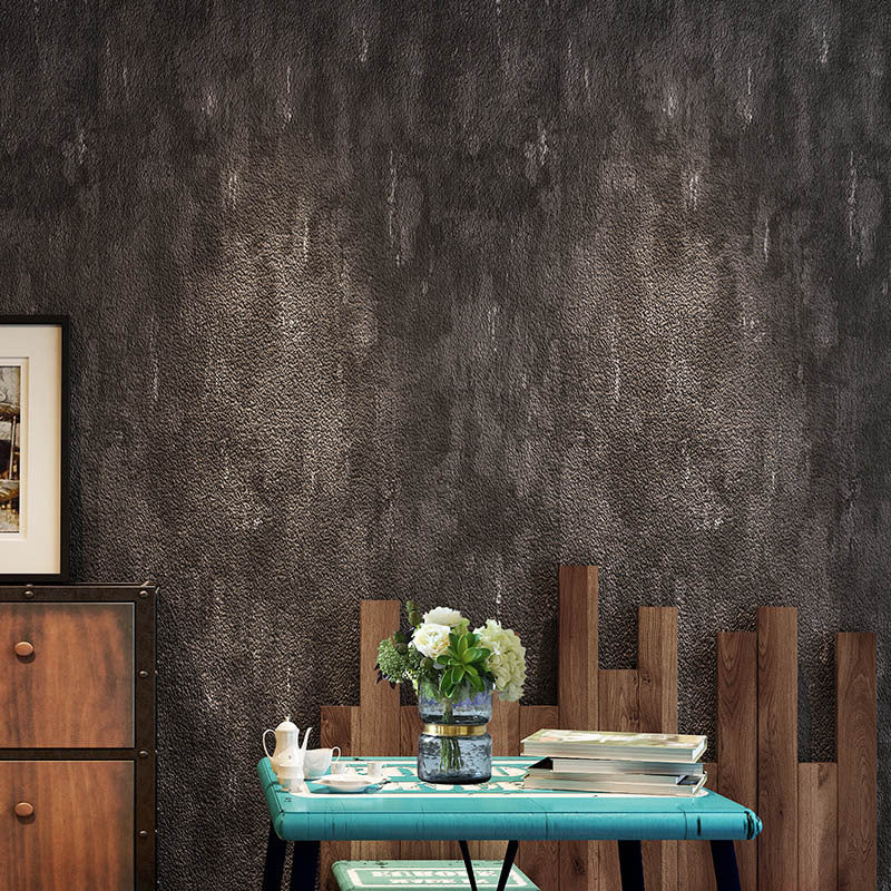 Vinyl 33' x 21" Industrial Wallpaper for Loft Non-Pasted Cement Pattern Wall Decor