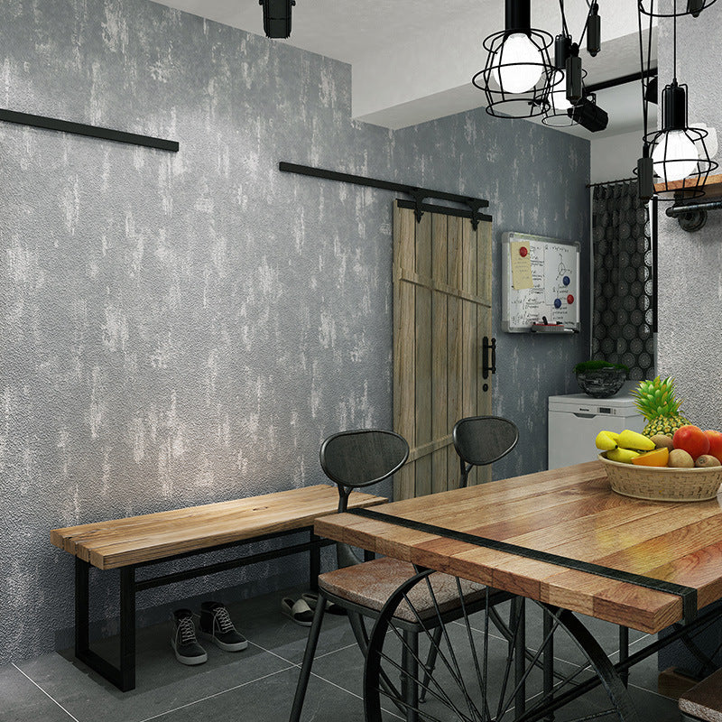 Vinyl 33' x 21" Industrial Wallpaper for Loft Non-Pasted Cement Pattern Wall Decor