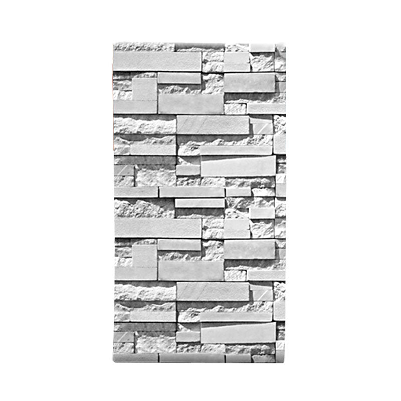 Industrial Vintage Brick Wallpaper 3D Concave-Convex Non-Pasted Wall Decor 31'L x 20.5"W