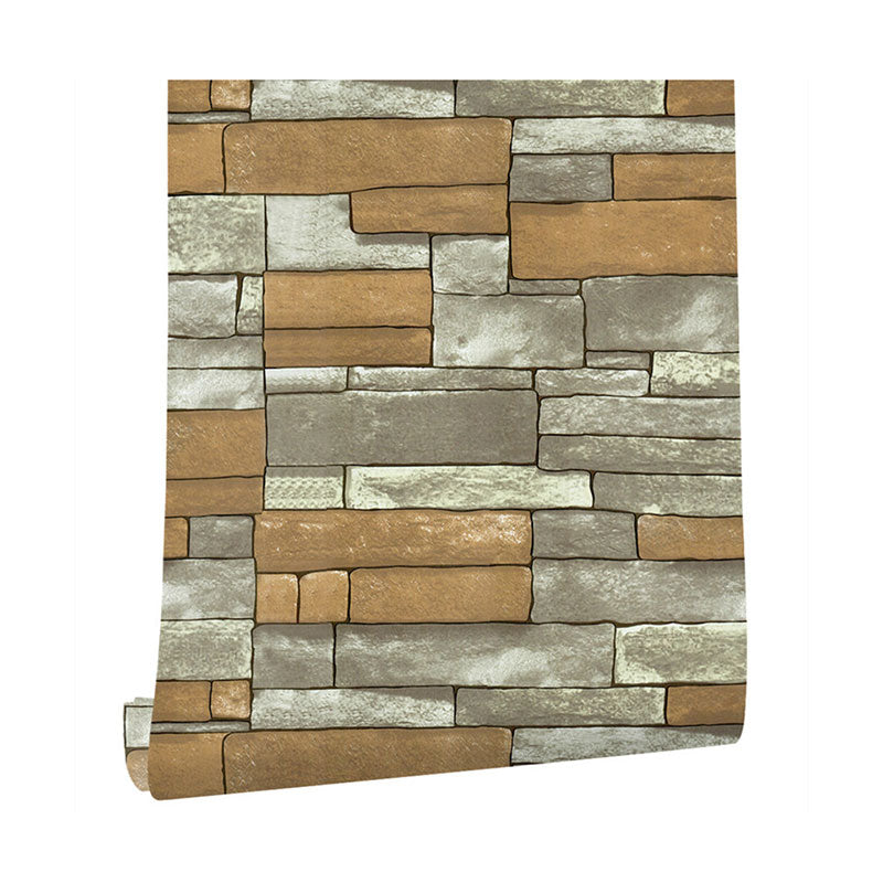 Brick Design Self-Adhesive Wallpaper, 17.5" x 19.5', Pastel Color