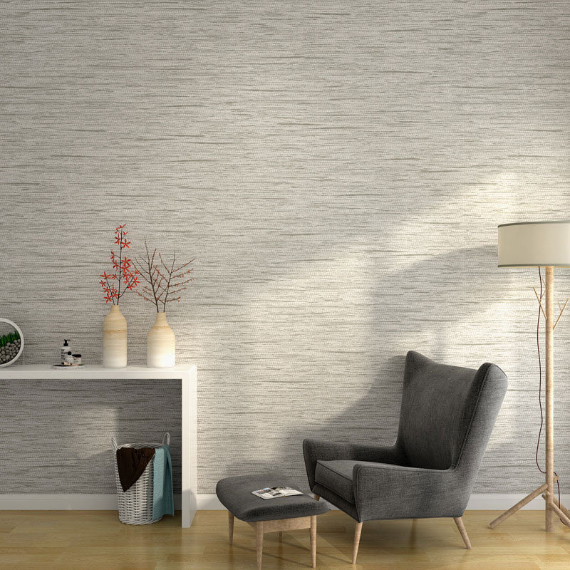 Japanese Linen Non-Pasted Wallpaper, 31-foot x 20.5-inch, Light Color