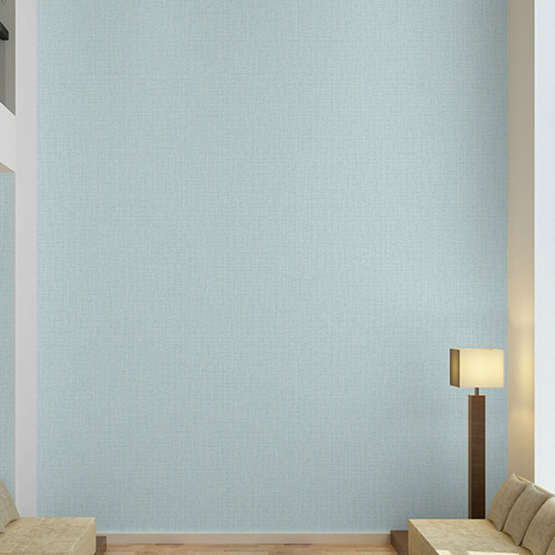 Modern and Simple Wall Decor Linen and Embossed Granule Non-Pasted Wallpaper, 31'L x 20.5"W