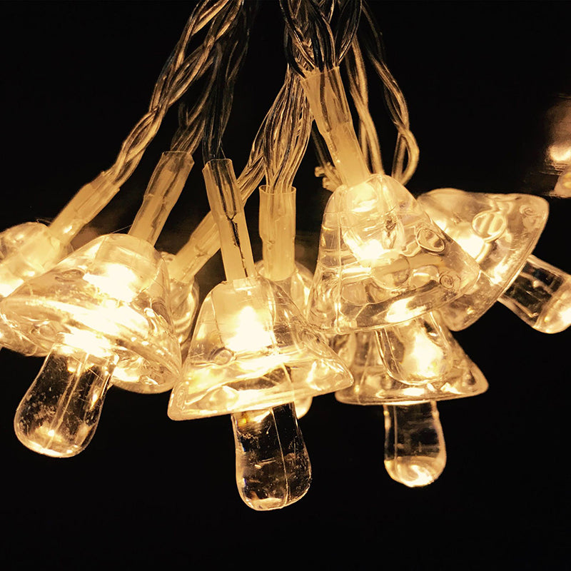 6m Mushroom String Lamp Minimalism Clear Plastic 40 Lights Nursery USB LED Christmas Light
