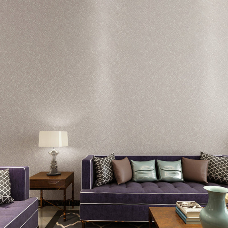 Simple Wall Covering Pastel Color Contemporary 3D Print Texture Design Wallpaper, Non-Pasted