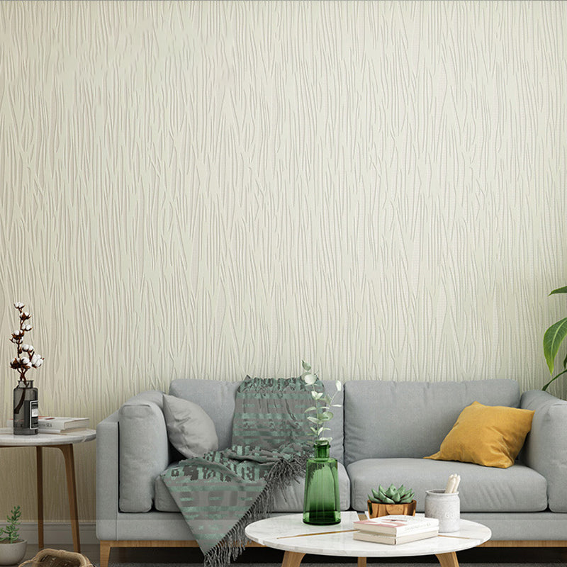 Simple Plain Design Wallpaper Non-Pasted Wall Covering for Living Room, 57.1 sq ft.