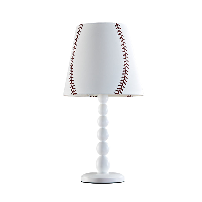 Barrel Nachttischlampe mit Baseball -Design modern