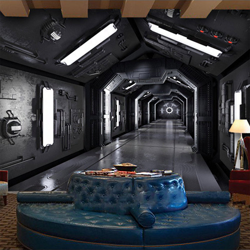 Cool 3D Print Tunnel Mural for Meeting Room Novelty Wall Art, Personalized Size Available