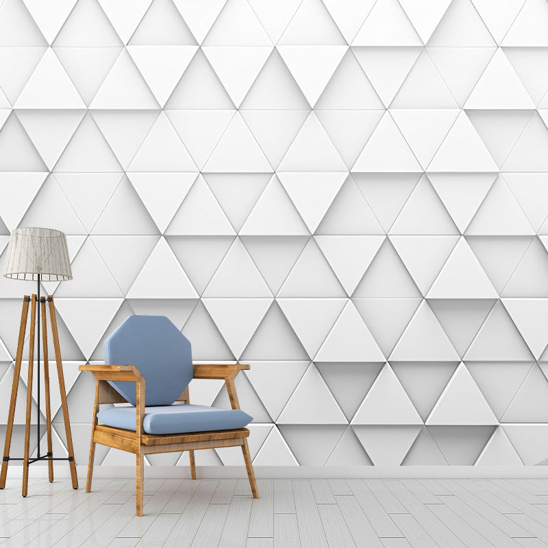 Photography 3D Triangle Wall Mural Extra Large Wall Art for Office Room, Custom Size Available