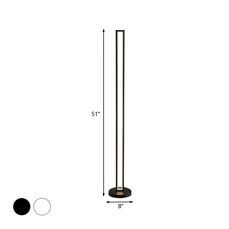 Lampada Rettangolo Stand Up Lampazione contemporanea METALLICA LED LED LED LETTURA LETTURA IN LUCE COLDA/BIANCA